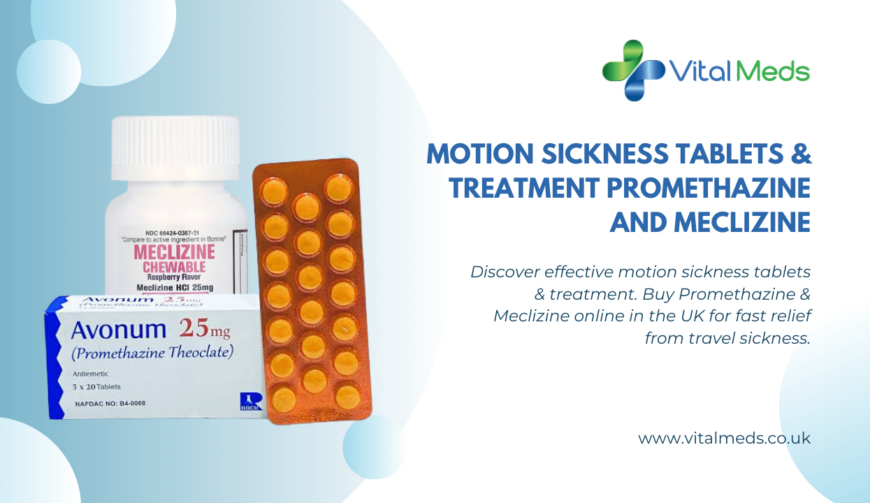 Motion Sickness Tablets & Treatment Promethazine & Meclizine